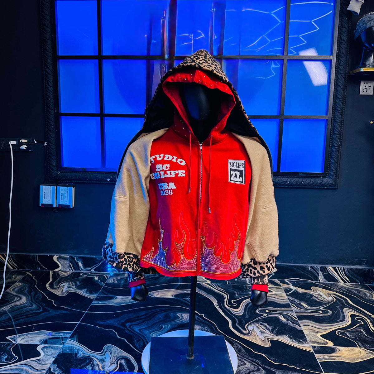 DOUBLE ZIP HOODIE