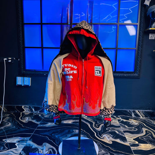 DOUBLE ZIP HOODIE