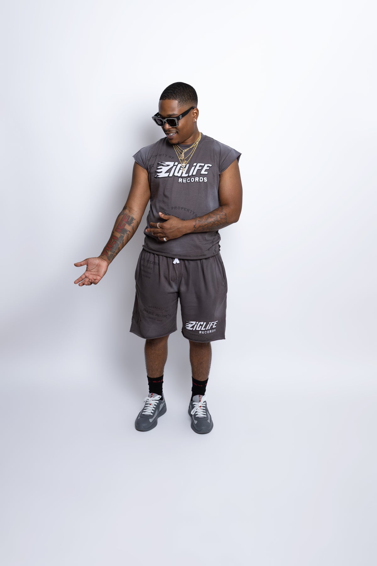 MEN GREY SUMMER SET