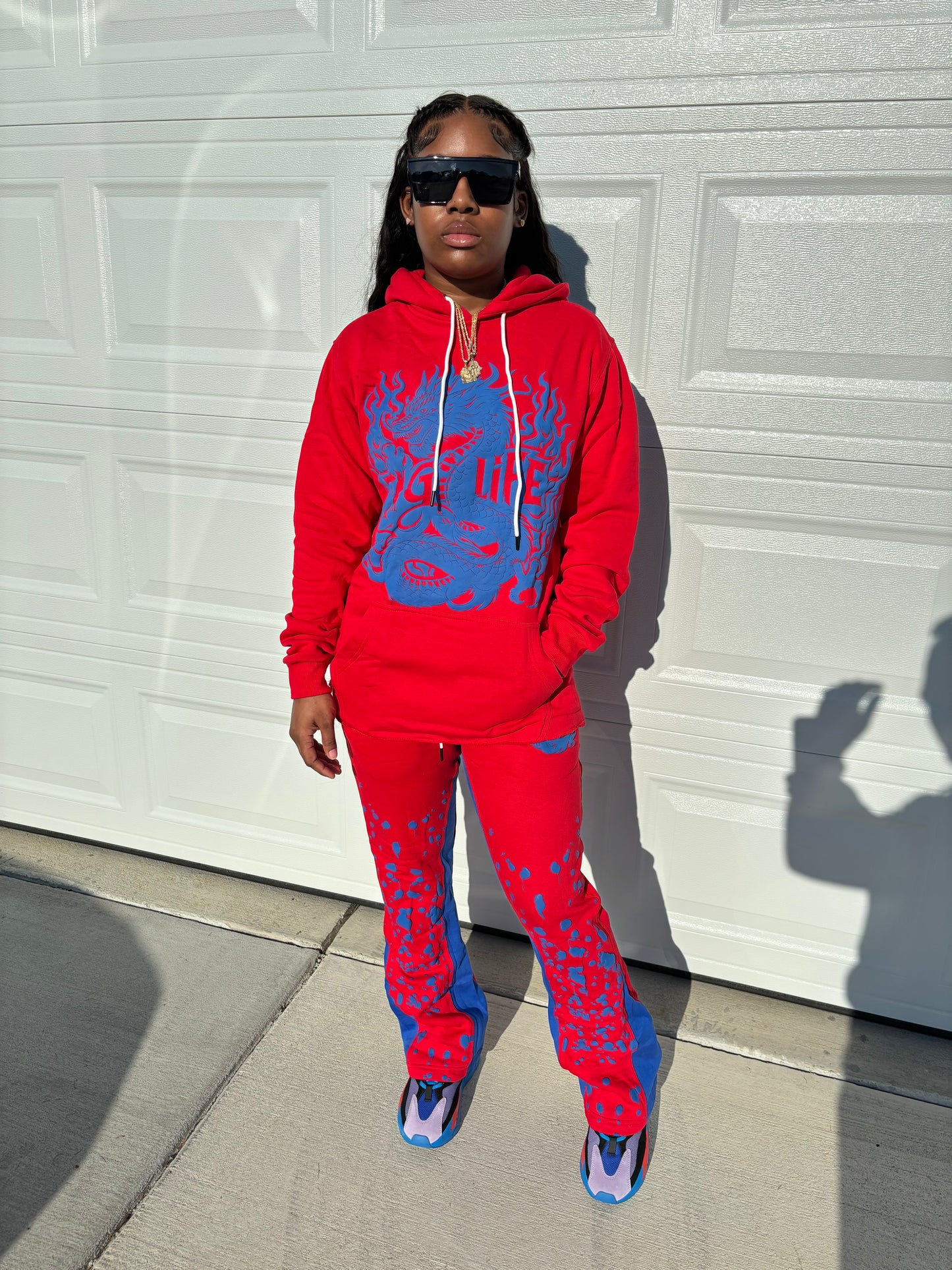 RED SWEATSUIT