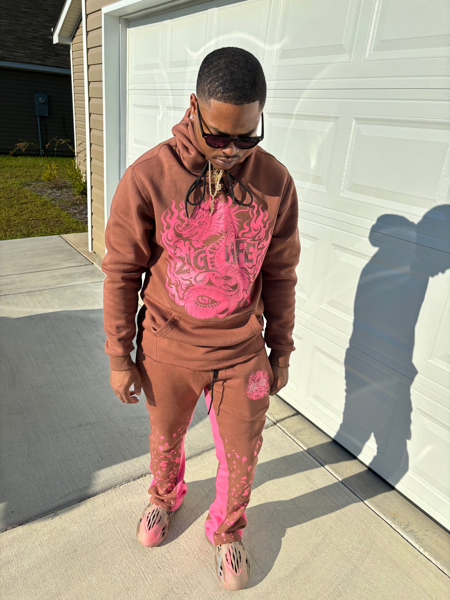 BROWN SWEATSUIT
